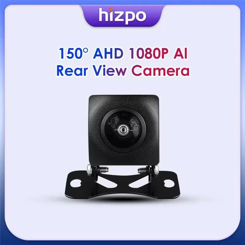 AHD 1080P 150 ° AI камера заднего вида с регулируемым кронштейном для помощи при парковке автомобиля с обнаружением пешехода/автомобиля и освещением