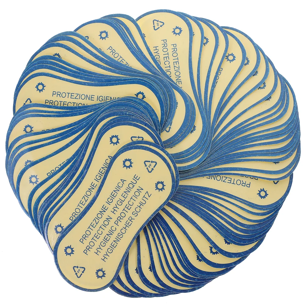 100 Pcs Hygienic Swimwear Labels Protective Sticker For Swimsuit Adhesive Fitting Liner Blue Traffic Signal Roadway Safety