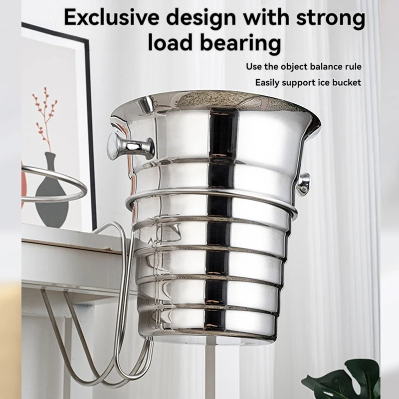 Desktop Ice Bucket Stand Cooler Stand Beerbarrel Rack Wine Bucket For Outdoor Cocktail Parties Cooking-FUNN