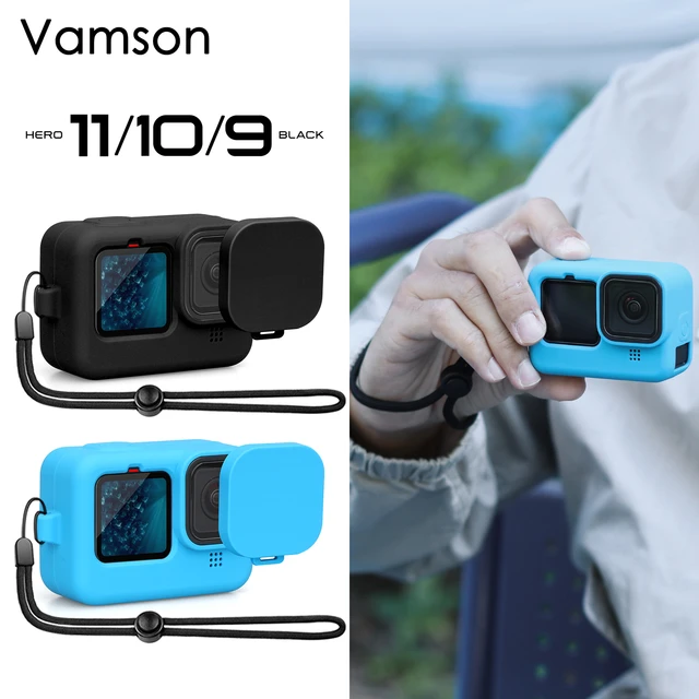 Vamson for Gopro Hero 12 11 10 9 Black Tempered Glass Screen Protector Lens  Protective Film