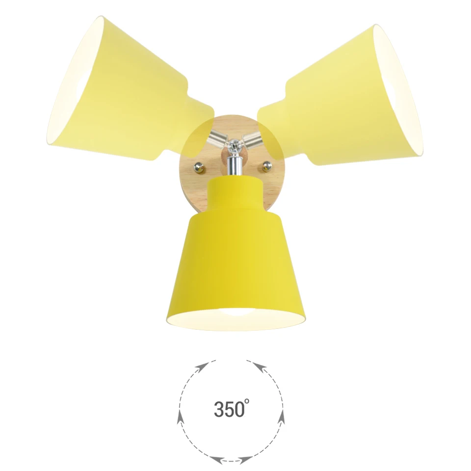 Nordic Wooden Wall Lamp 4