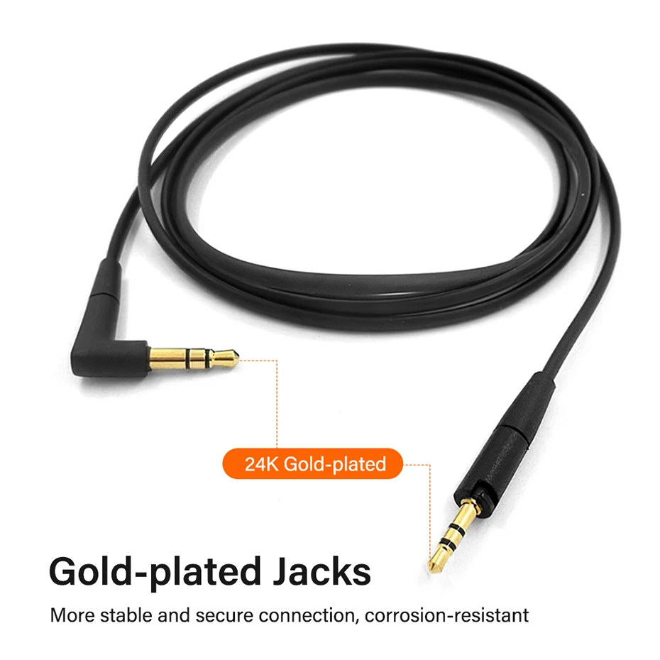 3.5mm to 2.5mm Headphones Cable For Sennheiser HD 400S 450BT 350BT 4.30 4.40BT 4.50 BTNC Momentum 4 3 2 1 Audio Wire 1.5M Long