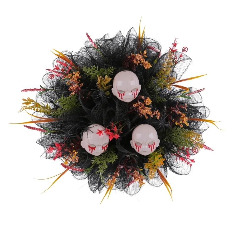 

Halloween Skull Wreath for Wedding Inside Outside Decorations