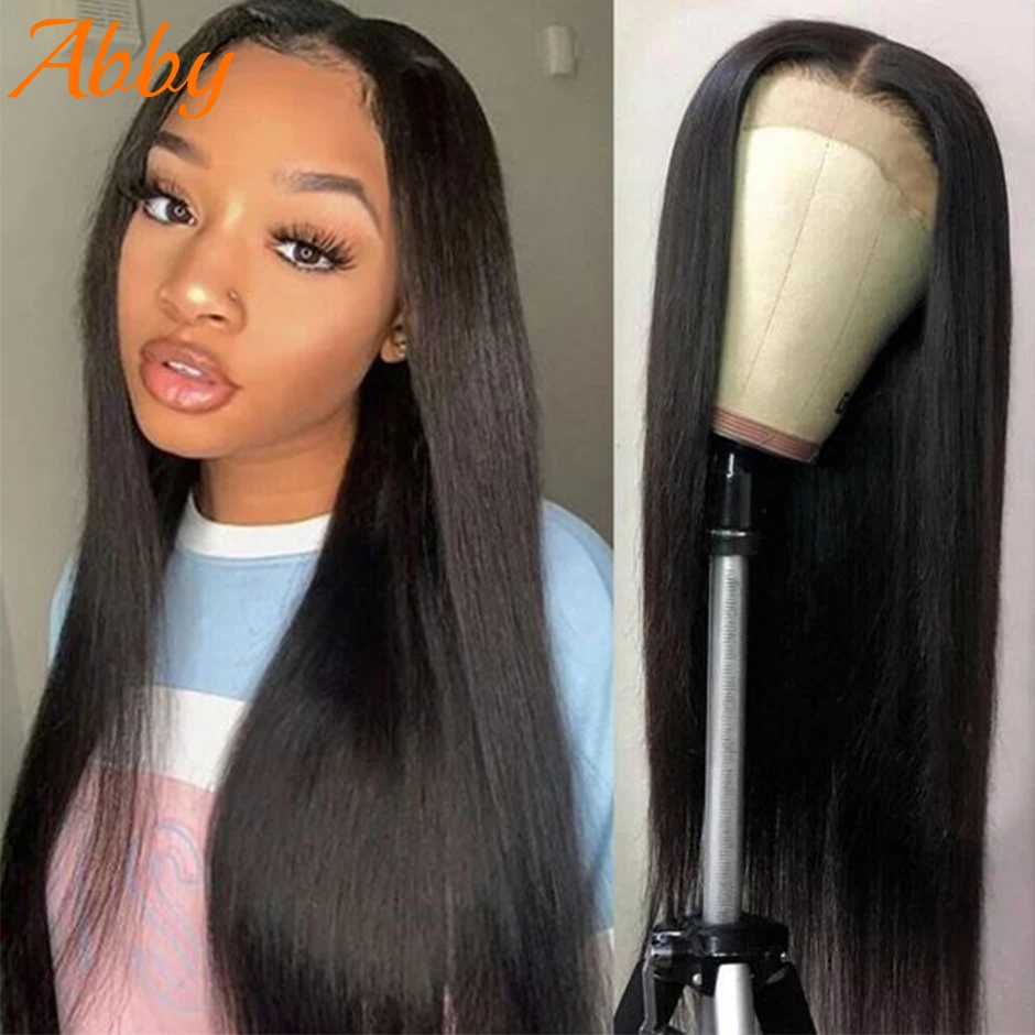 Human Hair Wigs Lace Closure Lace Wigs Brazilian Straight Lace