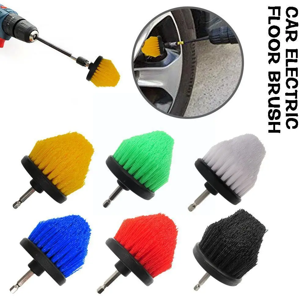 

2.5In Cone Electric Drill Brush Cleaner Brush Auto Tires Cleaning Tools Polishing Cone For Cleaning Bathtub Floor Tile S0B6