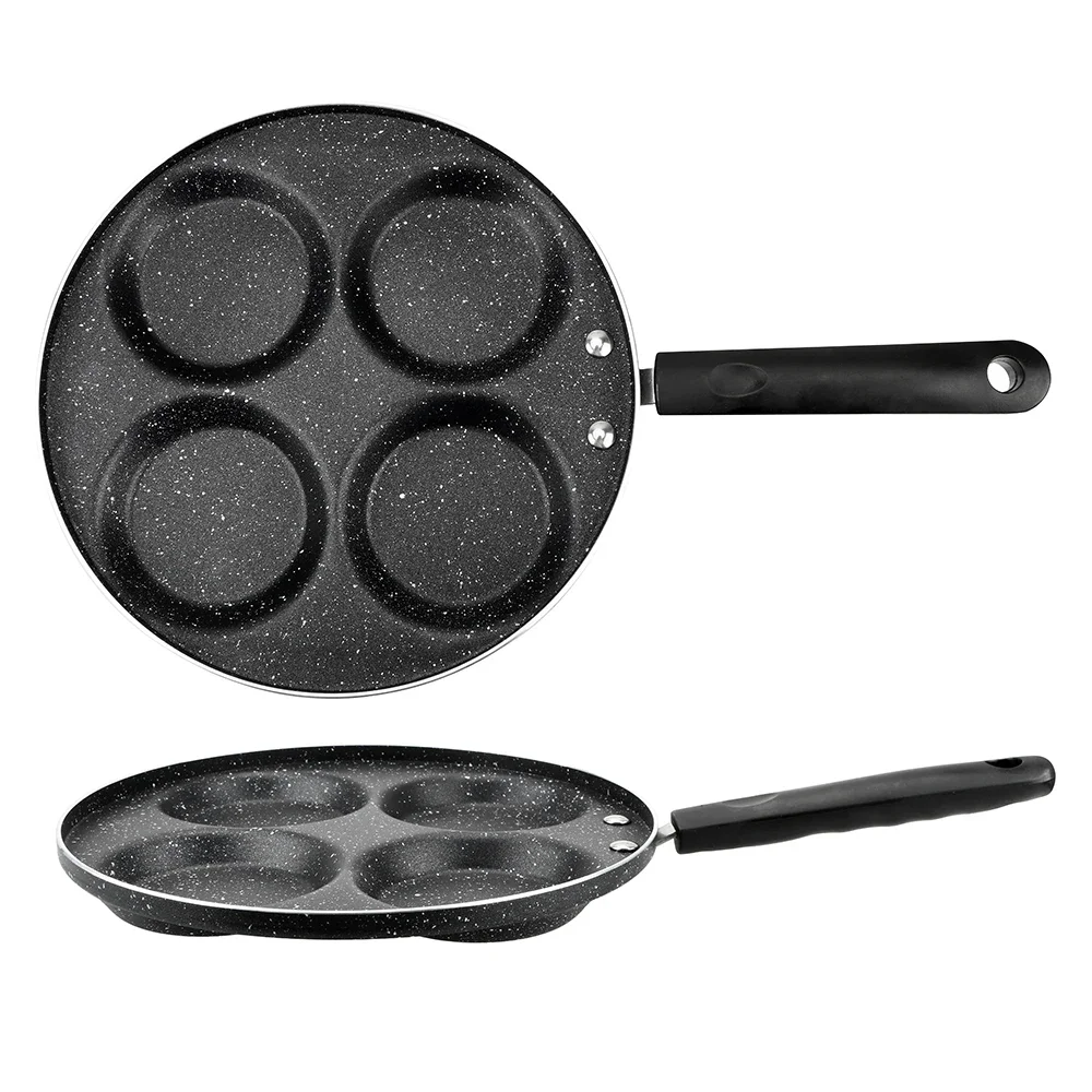 No Oil-smoke Thickened Omelet Pan Breakfast Maker Cooking Egg Ham Pans 4/5/7-hole Frying Pot Non-stick Egg Pancake Steak Pan