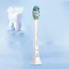 4Pcs White Electric Toothbrush Head Plaque Defence Toothbrush Heads Toothbrush Brush Head for Philips Sonicare C2 Optimal 5
