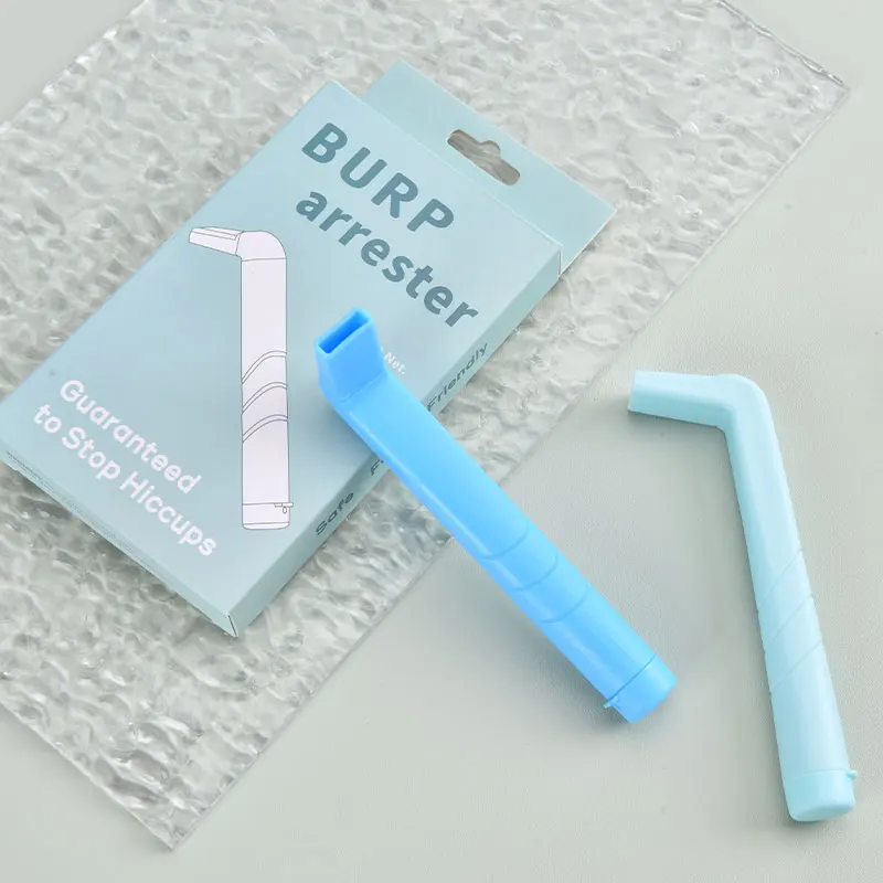 Anti Hiccup Artifact Hiccup Stop L Shaped Straws Children and Adults Reusable