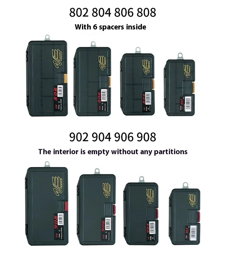 Fishing Lure Japan MEIHO VS702 VS802 VS502 VS902 Accessory Box Storage Fishing Gear Storage Bait Luya Case