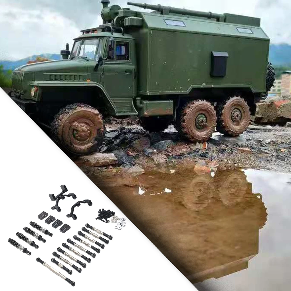 

Удлинитель рулевого механизма RCGOFOLLOW из алюминиевого сплава, 20 шт., удлинитель рулевого механизма 1/16, узел рулевого управления WPL C14, запчасти для радиоуправляемого автомобиля из титана