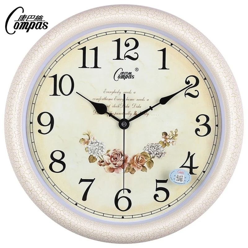 

Европейские модные креативные настенные часы, персонализированные настенные часы в стиле ретро для гостиной, спальни, дома, декоративные часы, бесшумные часы с пластиковой иглой