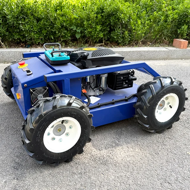 Remote Control Lawn Mower Brush Cutter Engine Lawn Mower Caterpillar Lawn Mower 2