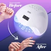 YIKOOLIN SUN5 48W Led Uv Lamp For Nails Drying With 4 Timers Automatic Sensor All Gel Professional Nail Art Tools Accessories 6