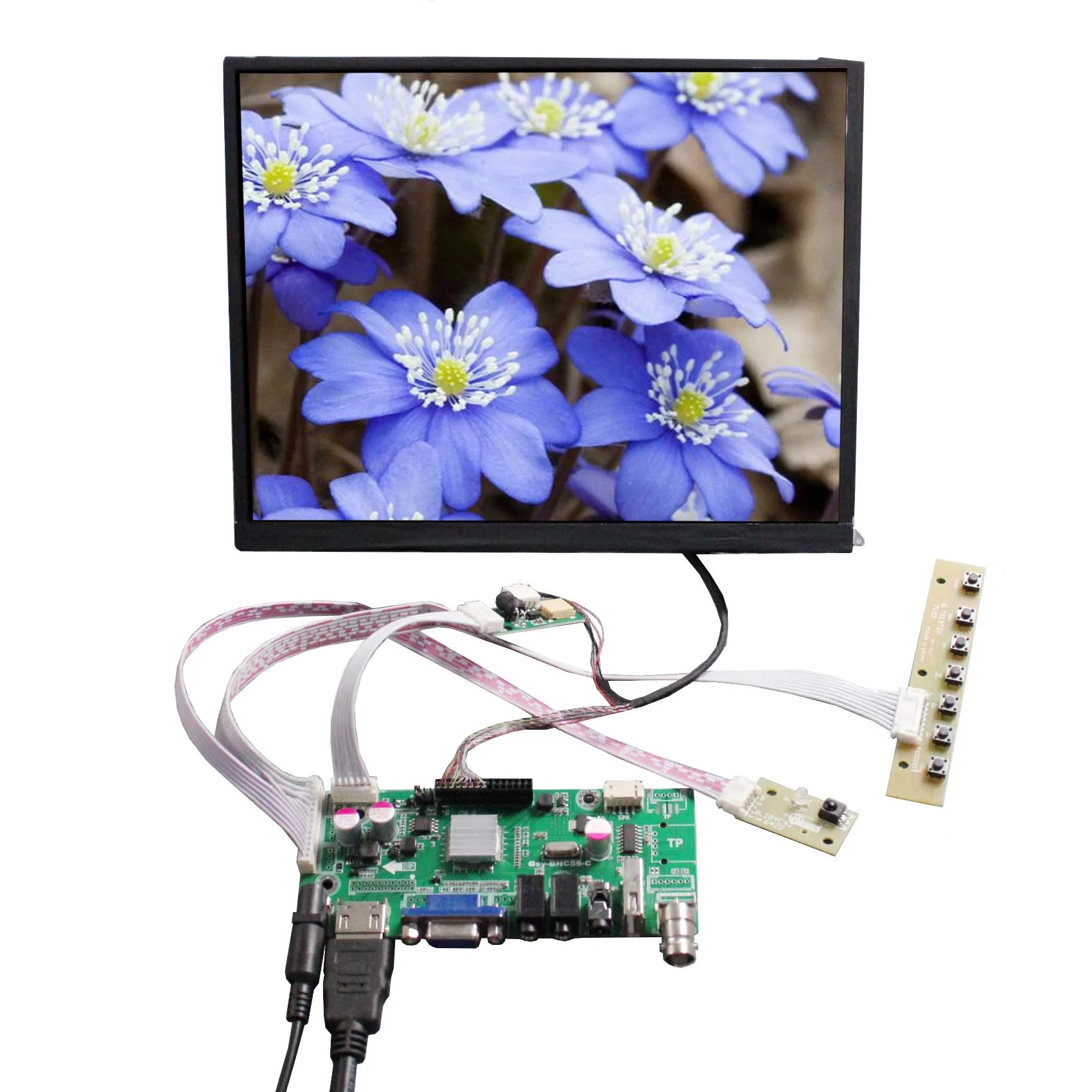 

HD MI VGA AV плата ЖК-контроллера с USB 9,7 "1024X76 8 IPS ЖК-экран
