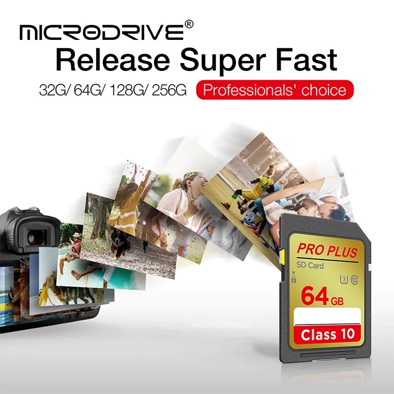 High-Performance Ultra SD Card - Class 10 Memory for 4K and Full HD Video