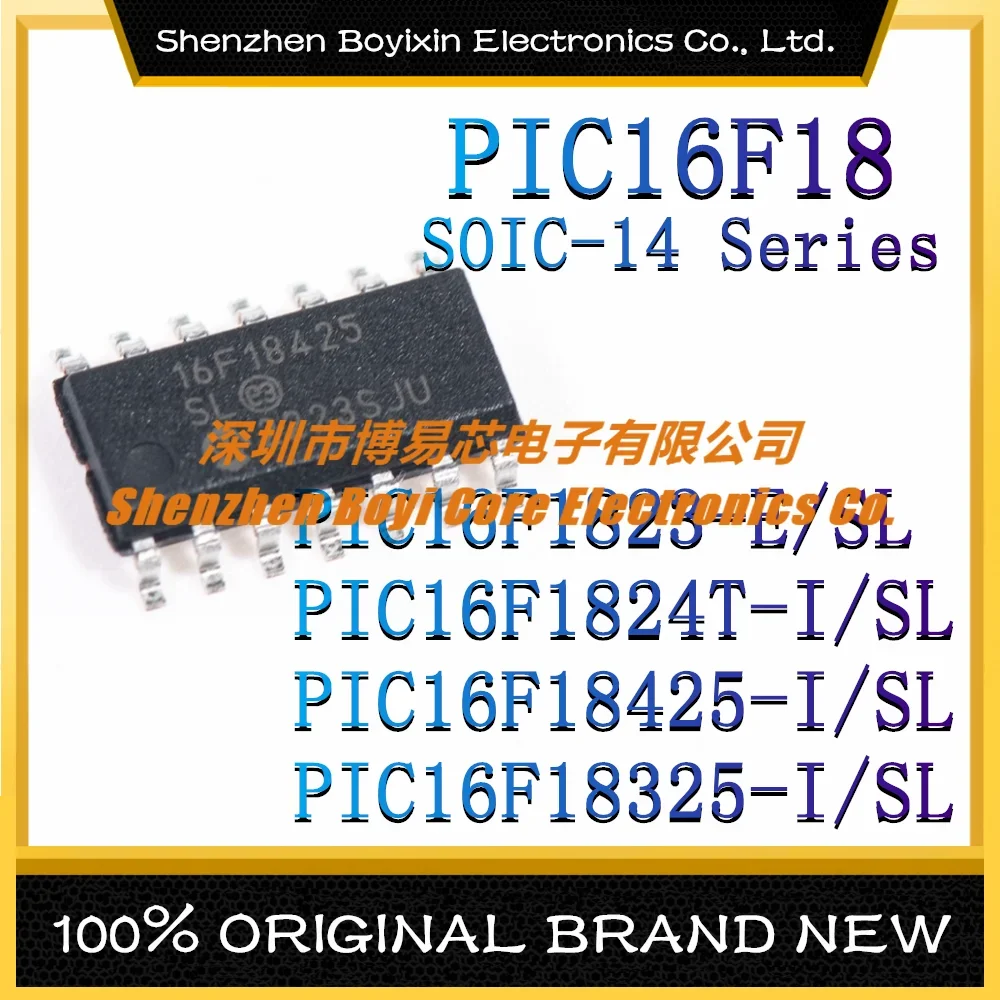 PIC16F1823-E/SL PIC16F1824T-I PIC16F18425-I PIC16F18325-I Package: SOIC-14 Microcontroller (MCU/MPU/SOC) IC Chip
