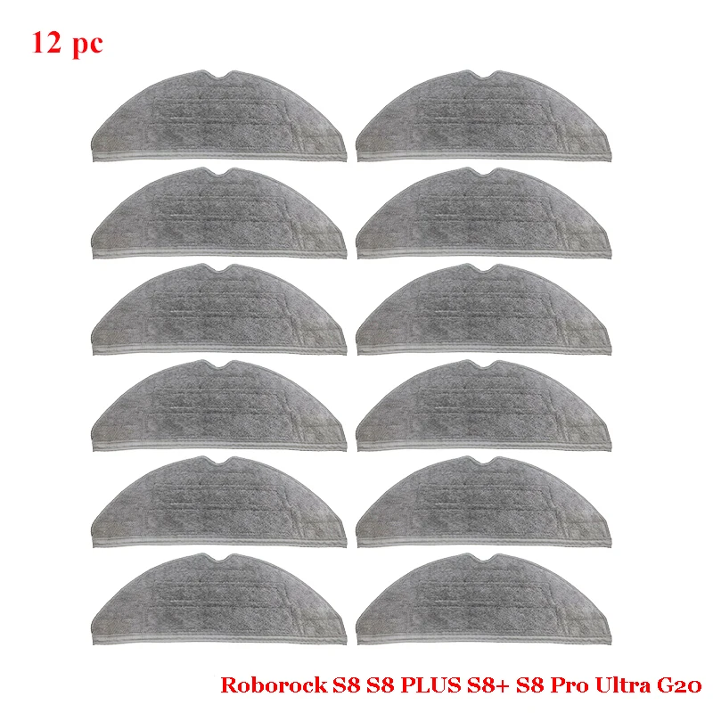 

Original High Quality Roborock S8 S8 PLUS S8+ S8 Pro Ultra G20 Double Vibration Mop Cloth Spare Parts Mopping Cloth Accessories