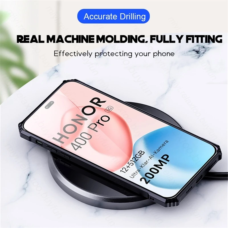 Transparent Acrylic Shockproof Armor Case with TPU Soft Frame Protection