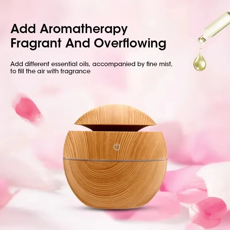 Mini Portable Air Humidifier USB power supply Essential Oil Diffuser Bottle Free Adjustable Quiet for Bedroom Office Car 5