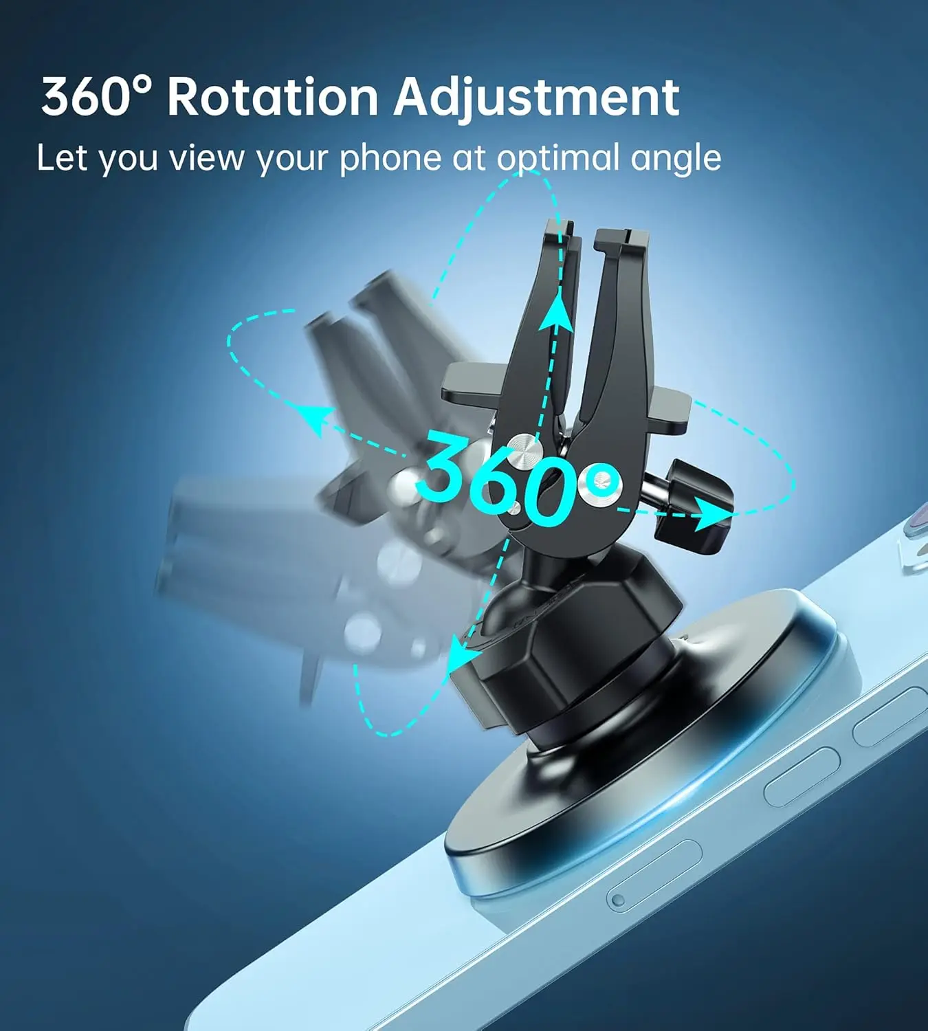 Versatile 360° Adjustable Car Phone Mount - Universal Fit