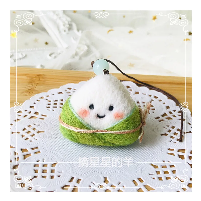 

Набор шерстяных игл с кулоном «Маленький рис», войлочная игла, войлок, рукоделие своими руками, ручная работа