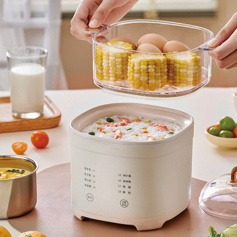 200W Smart Egg Cooker Fully Automatic Buns Corn Steamed Boil Breakfast  Machine Reservation Multifunction Soft Boiled Eggs Cooker - AliExpress