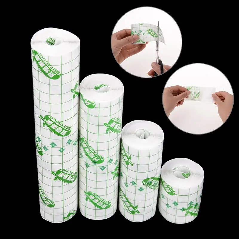 5M/Roll Non-woven Fabric film Waterproof Transparent Tape Medical Adhesive Plaster Anti-allergic Wound Dressing Fixation Tape 2