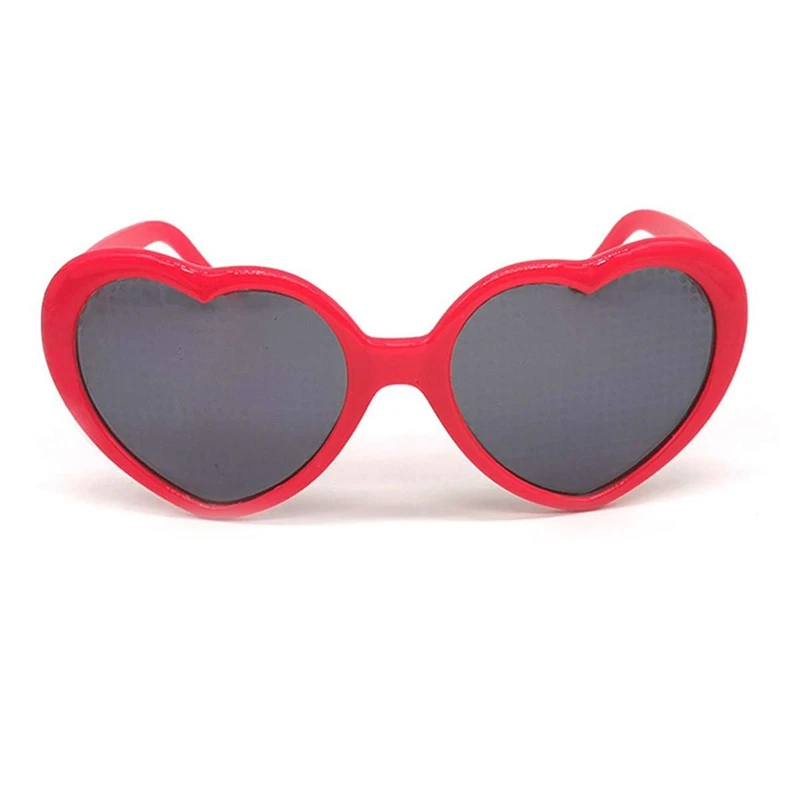 

Love Glasses Special Effects Love Romantic Confession Peach Heart-Shaped Sunglasses (Random Color)