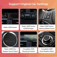 8.8"1920*720 Wireless CarPlay Android Auto Car Multimedia Display for BMW 3 Series E90 E91 E92 E93 5 Series E60 E61 Touch Screen - Image 5
