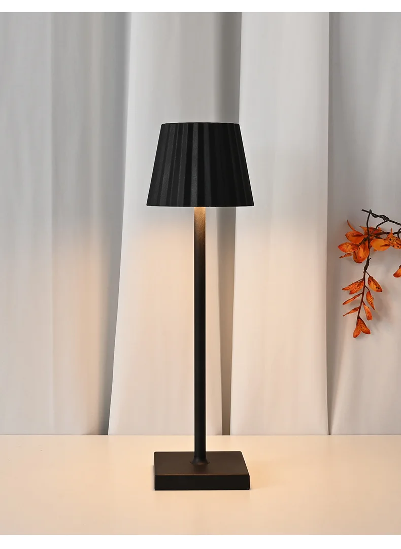 Wireless table lamp bedroom setting