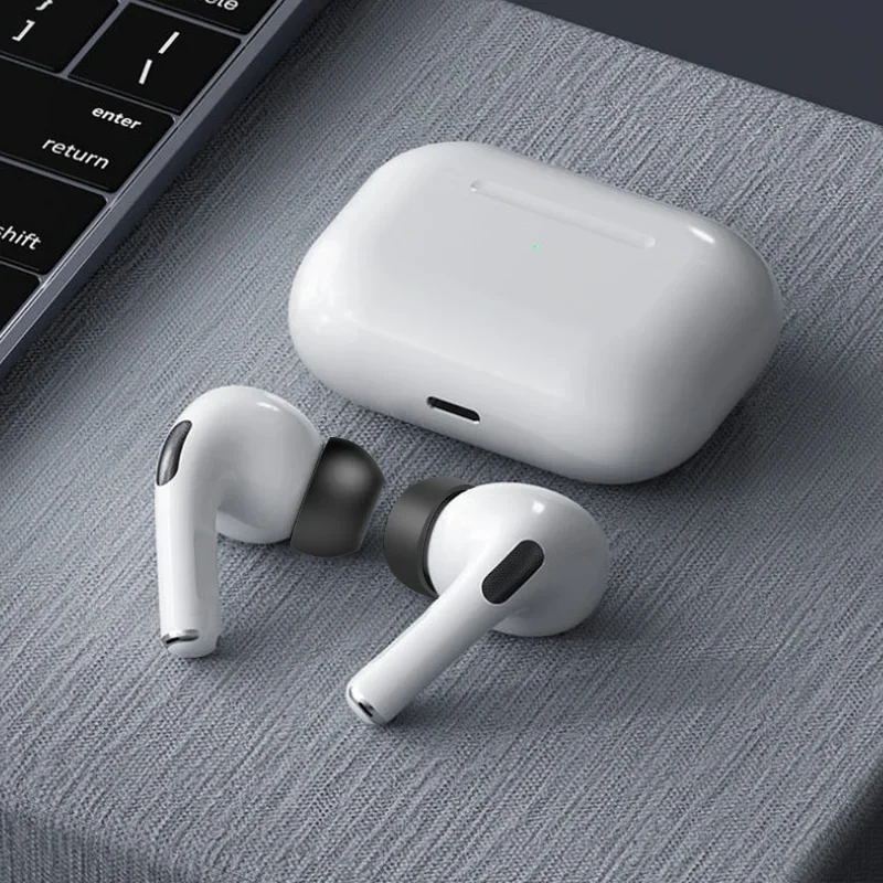 Almohadillas de silicona suave para Airpods Pro 1 y 2, cubierta protectora  para auriculares, agujero de reducción de ruido, almohadillas para Apple  Air Pods Pro, 4 pares - AliExpress