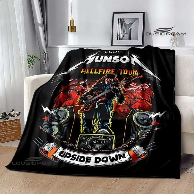 EDDIE MUNSON 프린팅 담요, 플란넬 담요, 부드럽고 편안한 가정 여행 담요, 침구, 생일 선물