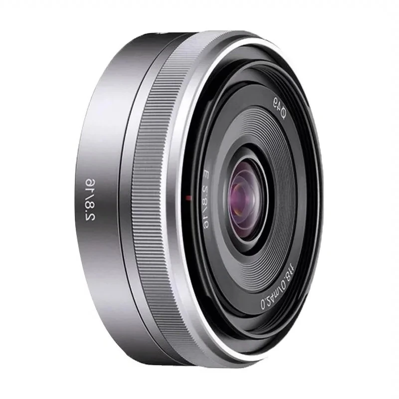 E 마운트 16mm F2.8 광각 프라임 렌즈 APS-C 컴팩트 팬케이크 렌즈 SEL16F28 카메라 렌즈