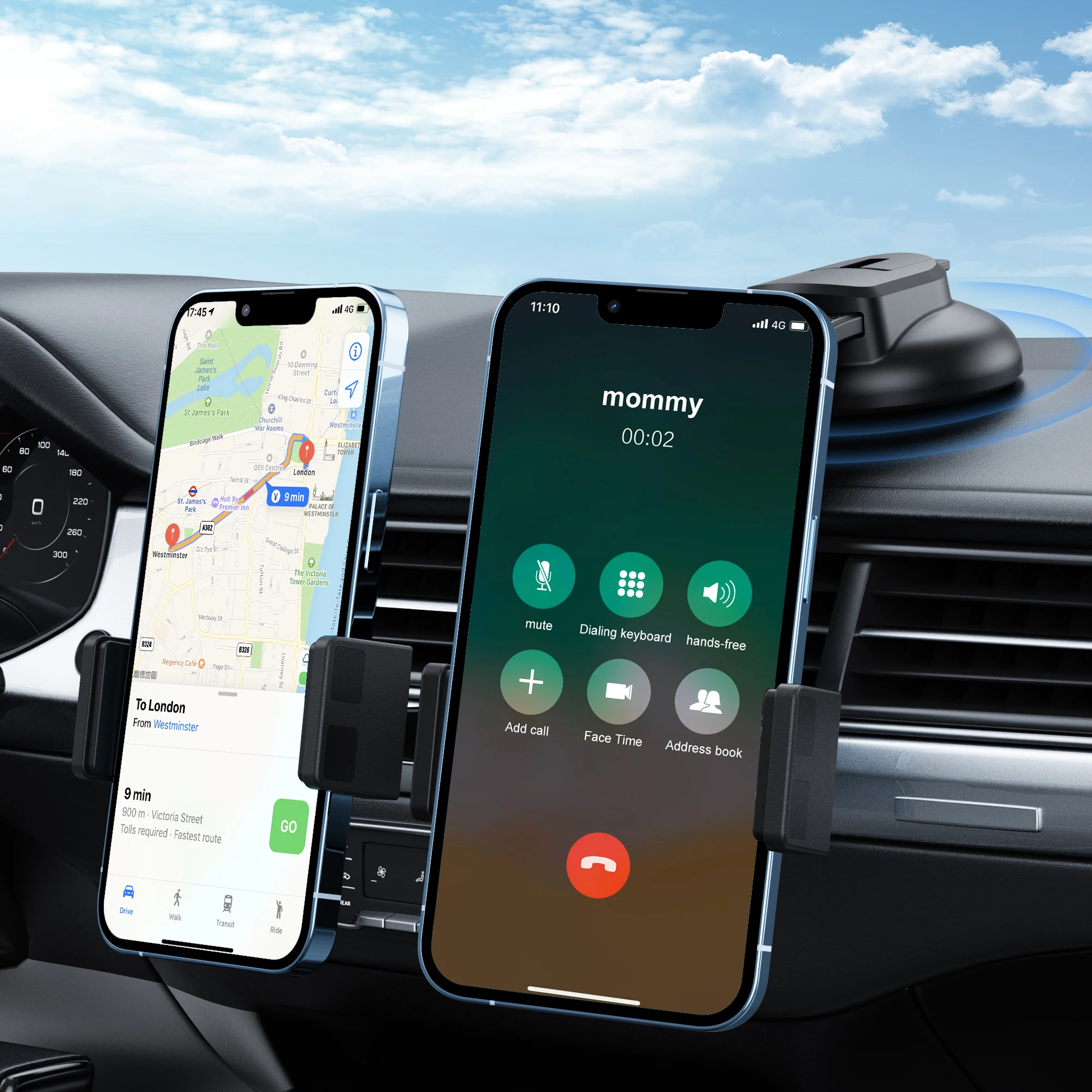 

Универсальный автомобильный держатель для телефона [толстый чехол подходит для] автомобильные аксессуары приборная панель для смартфонов iPhone Android
