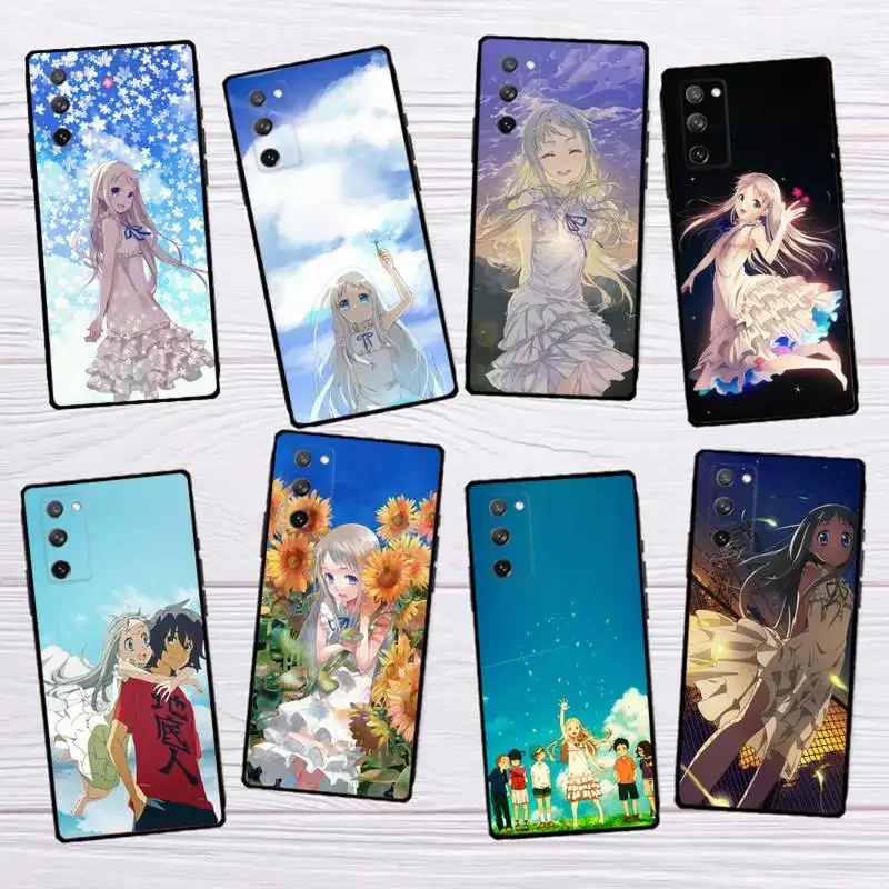 Custodia Per Telefono Anohana Honma Meiko Per Samsungs23 S22 S21 S20 Ultra Pro S10 S30Plus 20 Cover Ultra Nera