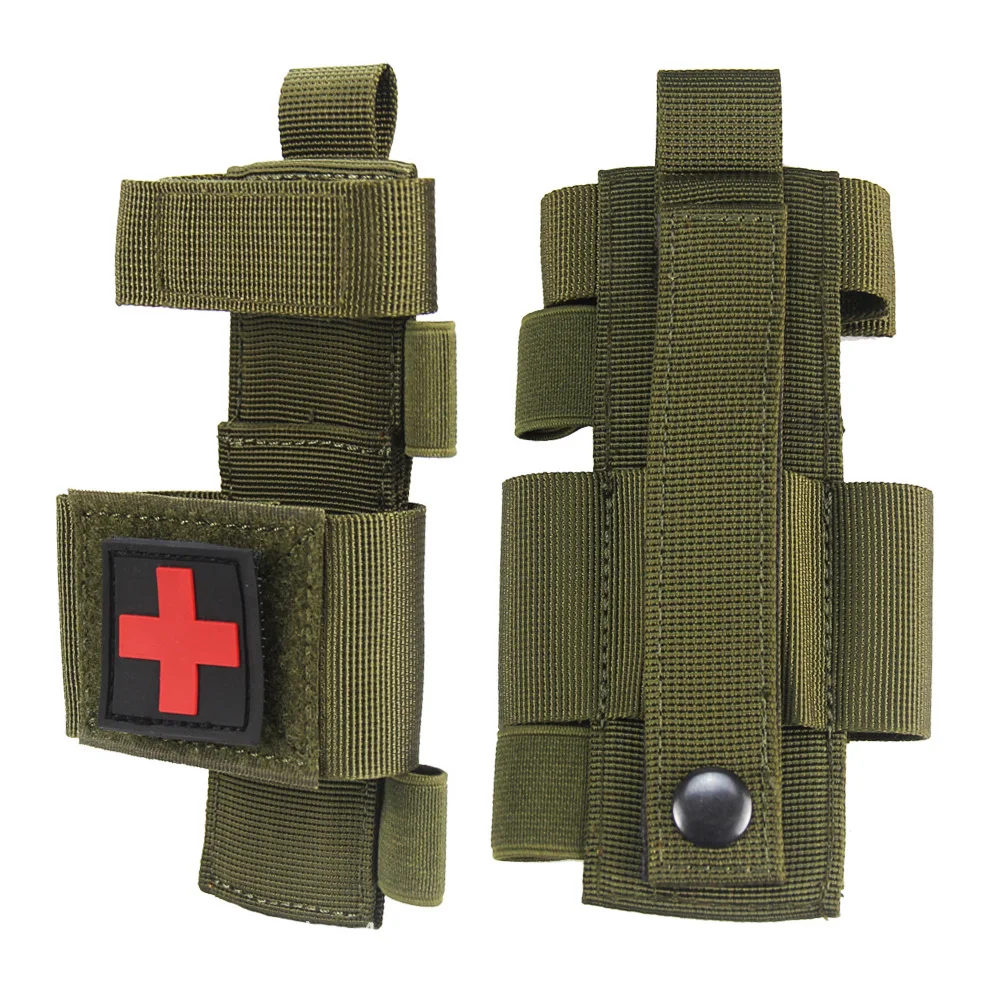 First Aid Kit Molle Medical Scissor Pouch Nylon EDC Tourniquet Holder Waist Pack Knife Flashlight Holster Pouch Hunting Tool Bag