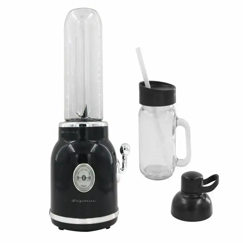 

300-Watt Retro Smoothie Maker, Black Robot Aspirador Mini vacuum Cleaning products for home Steam cleaner Mops floor cleaning Ho