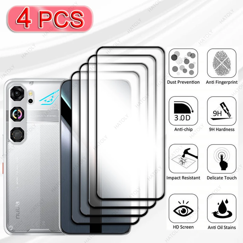 Black Edge Protective Glass Screen & Camera Lens Protector