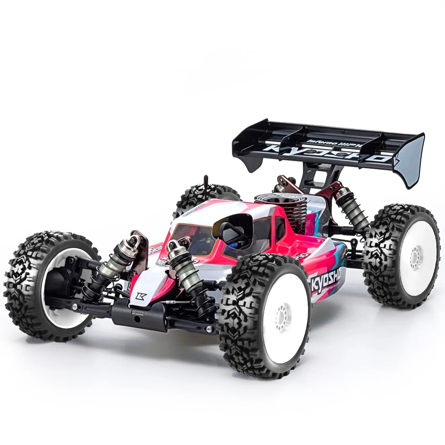 4pcs 1:8 RC Off Road Buggy Neumáticos Y Ruedas Hexagonales De 0.669 In Para Losi HPI XTR Badlands Car Upgrade