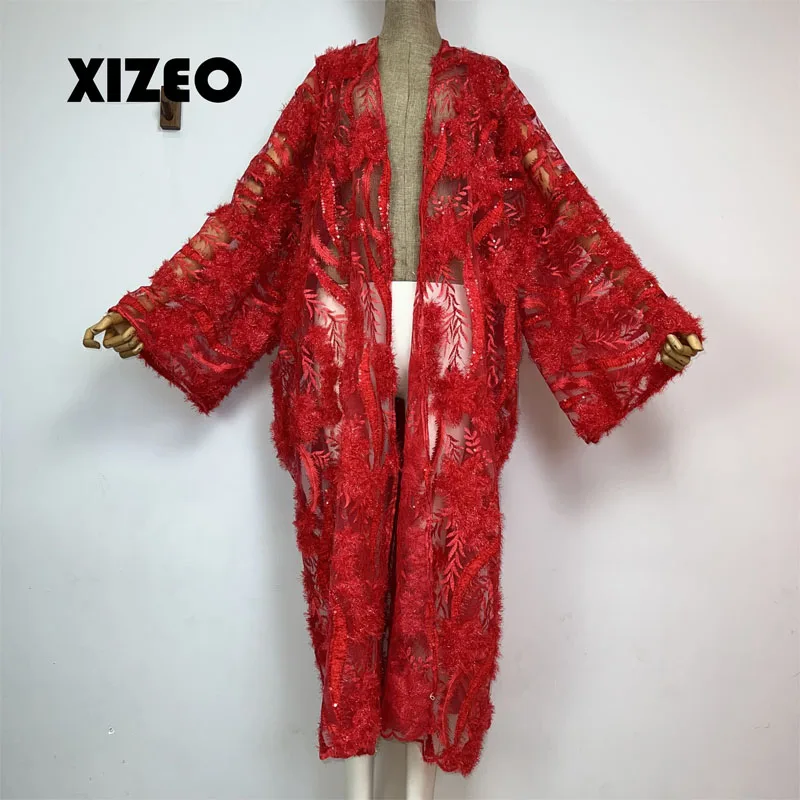 

XIZEO 2023 пикантная сетчатая прозрачная блестящая вязаная туника с бахромой, Пляжная накидка, Пляжное Платье, пляжная одежда, Женская пляжная одежда