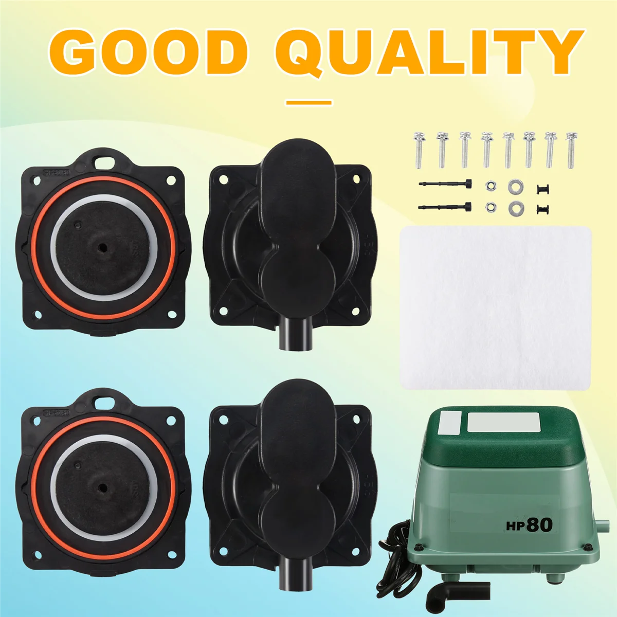 HP60/80 Air Pump Rebuild Complete Kit for Hiblow HP 80 HP 60 HOT