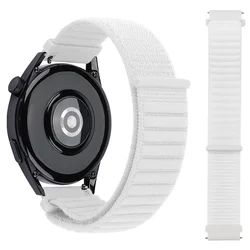 Breathable Nylon Sport Strap Bracelet, 20mm/22mm Band - 22mm (White)