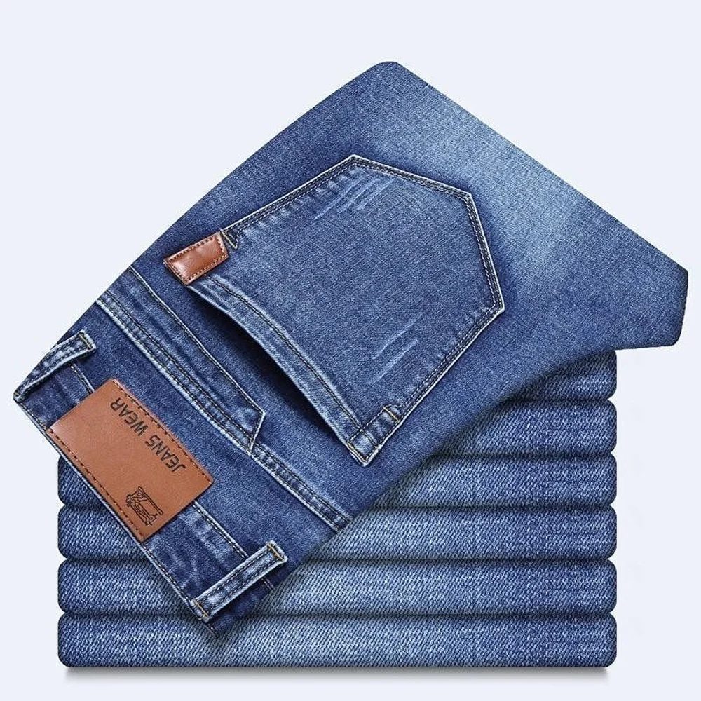 Men Classic Jeans Denim Jean Homme Pantalones Hombre Men Mannen Soft Black Biker Masculino Denim Overalls Mens Pants 28-40