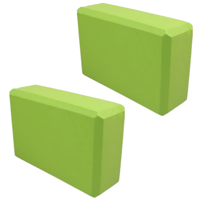 Set of 2 High-Density Foam Yoga Blocks - Lightweight, Supportive, and Odor-Free Essential Yoga Accessory