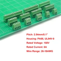 5/10pcs KF128 2.54mm 0.1" Pitch Mini PCB Screw Terminal Block Connector for Wires 2P 3P 4P 5P 6P 7P 8P 9P 10P 12P 16P Terminal - Image 3