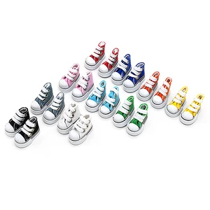 Innovative And Practical 3.5cm Doll Mini Shoes For Russian Doll 1/6  Sneakers Shoes Boots Finger Dance Toy Canvas Shoes