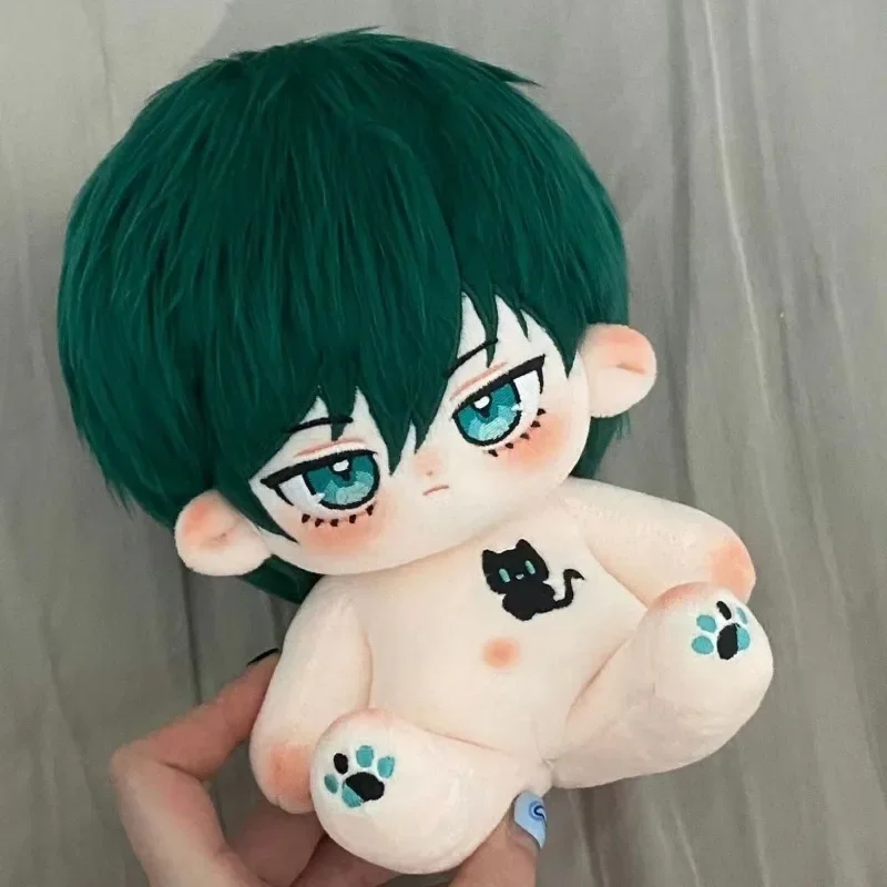 20cm Anime BL Rin Itoshi Kawaii Cosplay Plush Cotton Doll Body With Skeleton Cartoon Soft Plushies Model Toy Figures Gifts