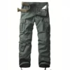 Men Combat Pants With Knee Pads Tactical Cargo Sport Trousers Camouflage Multicam Trekking Hunting Clothes（Not belt） 1
