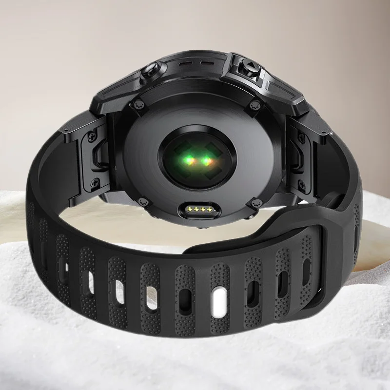 Versatile Silicone Quick Release Smartwatch Band - 22mm/26mm Strap