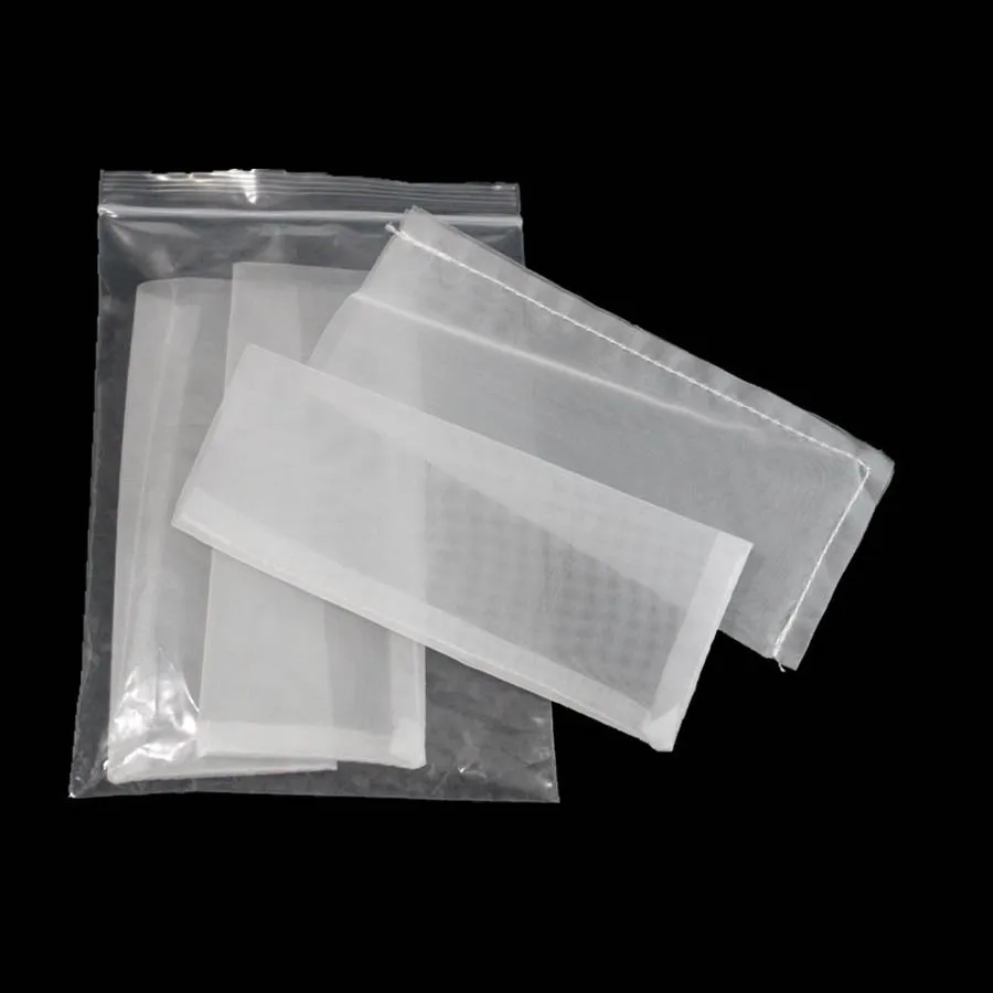 5Pcs 3”x6"  25/37/45/73/90/120/160 Rosin Heat Press Food Grade Rosin Extraction nylon mesh rosin press filter bag BD89C 5